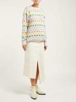 Thumbnail for your product : The Elder Statesman Fireside Cashmere Sweater - Womens - White Multi