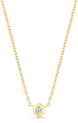 Ron Hami Love Bolt 14k Gold Diamond Pendant Necklace