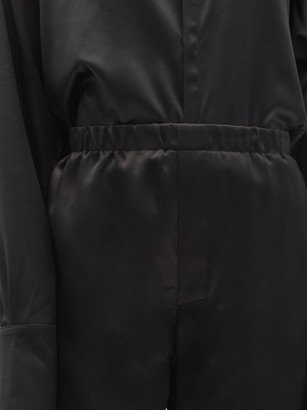 Ludovic de Saint Sernin Silk-satin Shorts - Black