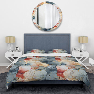Design Art Urban Nature Marble Pattern - Marble Duvet Cover Set - Microfiber Polyester