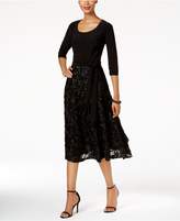 Thumbnail for your product : Alex Evenings Rosette A-Line Dress