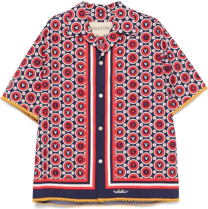 Valentino Garavani `Bulles Royales` Bowling Shirt