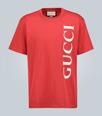 blue and red gucci shirt