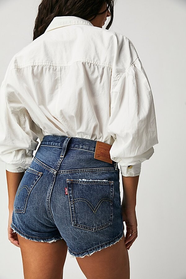 Levi's 501 High-Rise Denim Shorts by at Free People - ShopStyle