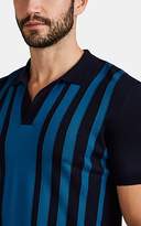 Thumbnail for your product : Orlebar Brown Men's Horton Striped Merino Wool Polo Shirt - Navy