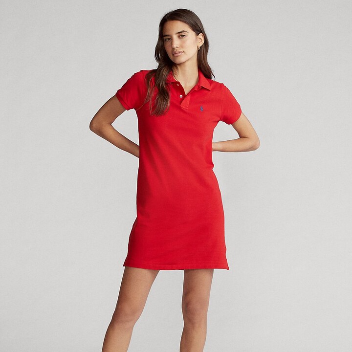 red polo dresses