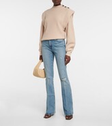 Thumbnail for your product : Frame Le High Flare distressed jeans