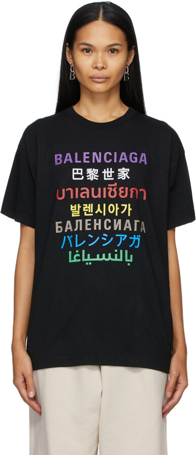 Balenciaga multi languages T Shirt Luxury Apparel on Carousell