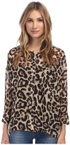 Thumbnail for your product : Christin Michaels Camellia Leopard Blouse