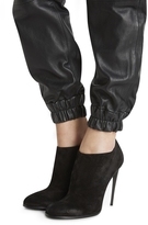 Thumbnail for your product : Haider Ackermann Black coated suede ankle boots