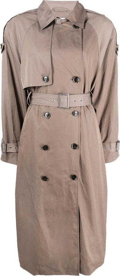 Gestuz Double-Breasted Trench Coat - ShopStyle