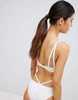 Thumbnail for your product : Ann Summers Aroa White Bikini Top
