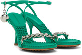 Thumbnail for your product : Bottega Veneta Green Dot Heeled Sandals