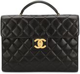 Chanel Vintage quilted briefcase 