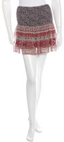 Thumbnail for your product : Ulla Johnson Silk Pleated Mini Skirt