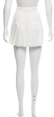 Joseph Pleated Linen Mini Skirt w/ Tags