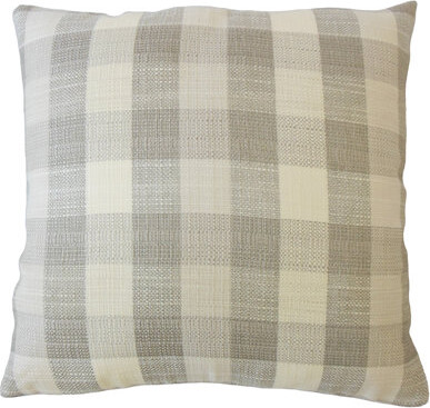 The Pillow Collection Baldric Plaid Pillow