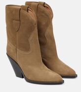 Thumbnail for your product : Isabel Marant Leyane suede mid-calf cowboy boots