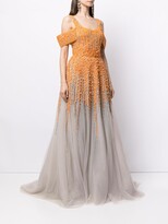 Thumbnail for your product : Saiid Kobeisy Sequin-Embellished Tulle Gown