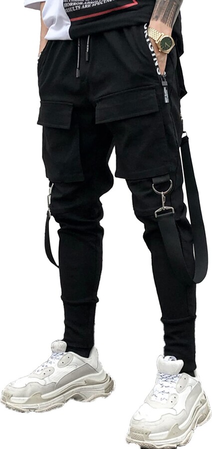 XYXIONGMAO Men's Unisex Cargo Harem Pants Functional Tactical ...