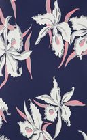 Thumbnail for your product : Marni Floral Asymmetric-Hem Dress-Blue