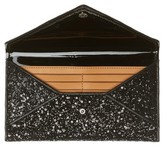 Thumbnail for your product : Tory Burch Glitter Envelope Clutch - Metallic