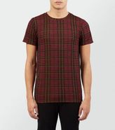 Thumbnail for your product : New Look Dark Red Check T-Shirt