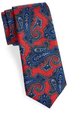 Saks Fifth Avenue Paisley Silk Tie