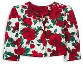 Thumbnail for your product : Janie and Jack Little Girl's & Girl's Jacquard Floral Print Sweater