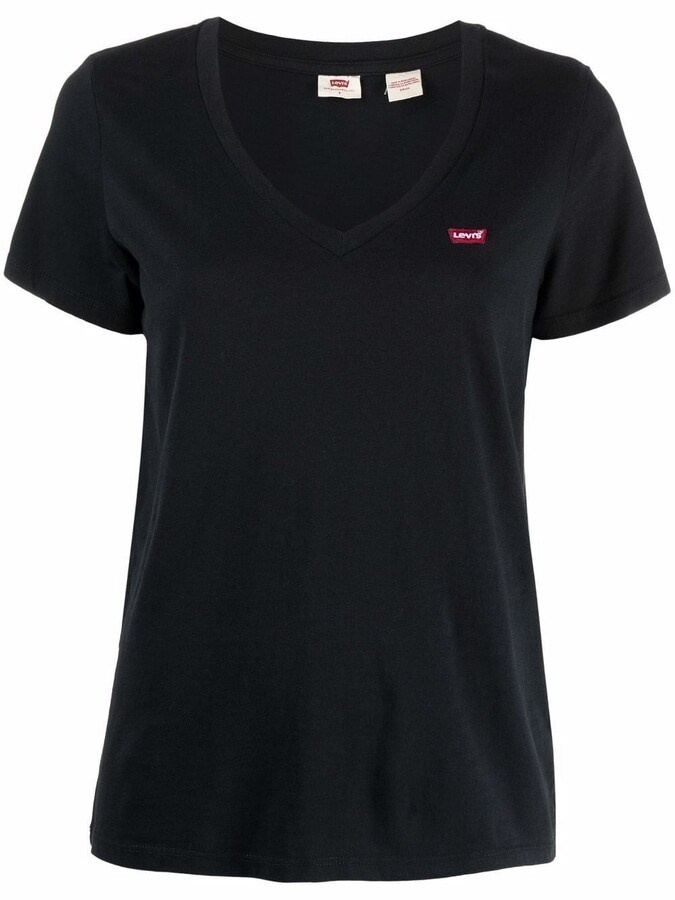 Levi's The Perfect Tee - Black | ShopStyle