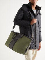 Thumbnail for your product : SERAPIAN Leather-Trimmed Canvas Weekend Bag