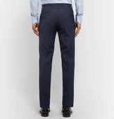 Thumbnail for your product : HUGO BOSS Grey Giro Slim-Fit Checked Virgin Wool Suit Trousers