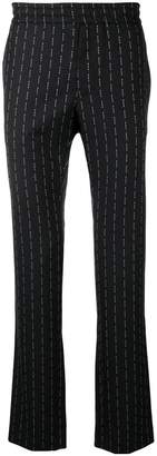 1017 Alyx 9SM logo pinstripe trousers
