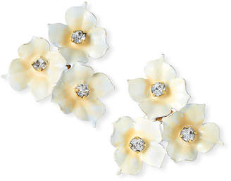 Jennifer Behr Maddie Triple Flower Earrings