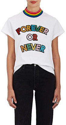 Mira Mikati Women's "Forever Or Never" Cotton T-Shirt