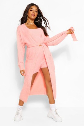 fluffy maxi cardigan