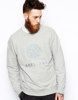 Thumbnail for your product : Soulland Sweatshirt with Embroidered Ribbon Emblem