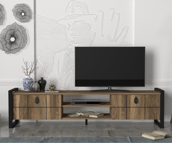 Lost Iron Tv Stand for Up tp 78" tv Lost Modern Iron Leg TV Stand for TVs  up to 78" - ShopStyle