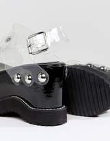 Thumbnail for your product : Jeffrey Campbell Platform Studded Wedges