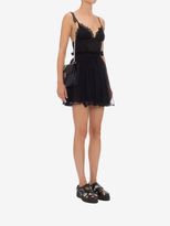 Thumbnail for your product : Alexander McQueen Punk Flower Lace Bra Dress