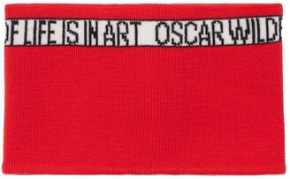 J.W.Anderson Oscar Wilde Merino Wool Knit Neckband