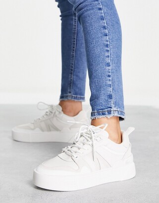 LACOSTE Womens Carnaby Platform Court Sneakers White | eBay