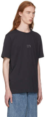 Our Legacy Black Good Water Embroidery New Box T-Shirt