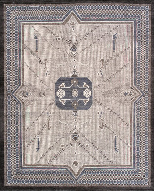 Pasargad Khotan Oriental Hand-Knotted Rectangle 9'3\
