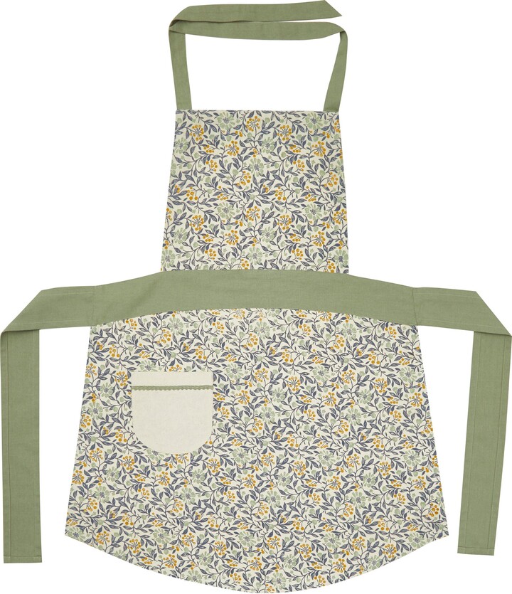 Dunelm Arts and Crafts Apron White, Blue and Yellow ShopStyle