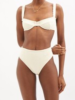 Thumbnail for your product : Haight Vintage Ribbed Bikini Top - Ivory