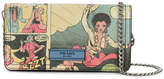 Prada comic print chain wallet 