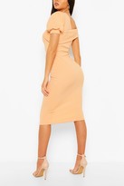 Thumbnail for your product : boohoo Off Shoulder Puff Sleeve Midi Dress