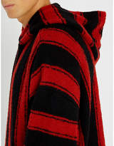 Thumbnail for your product : Amiri Striped wool-blend hoody