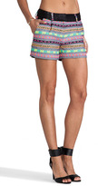 Thumbnail for your product : Milly Aztect Couture Tweed Side Pocket Short